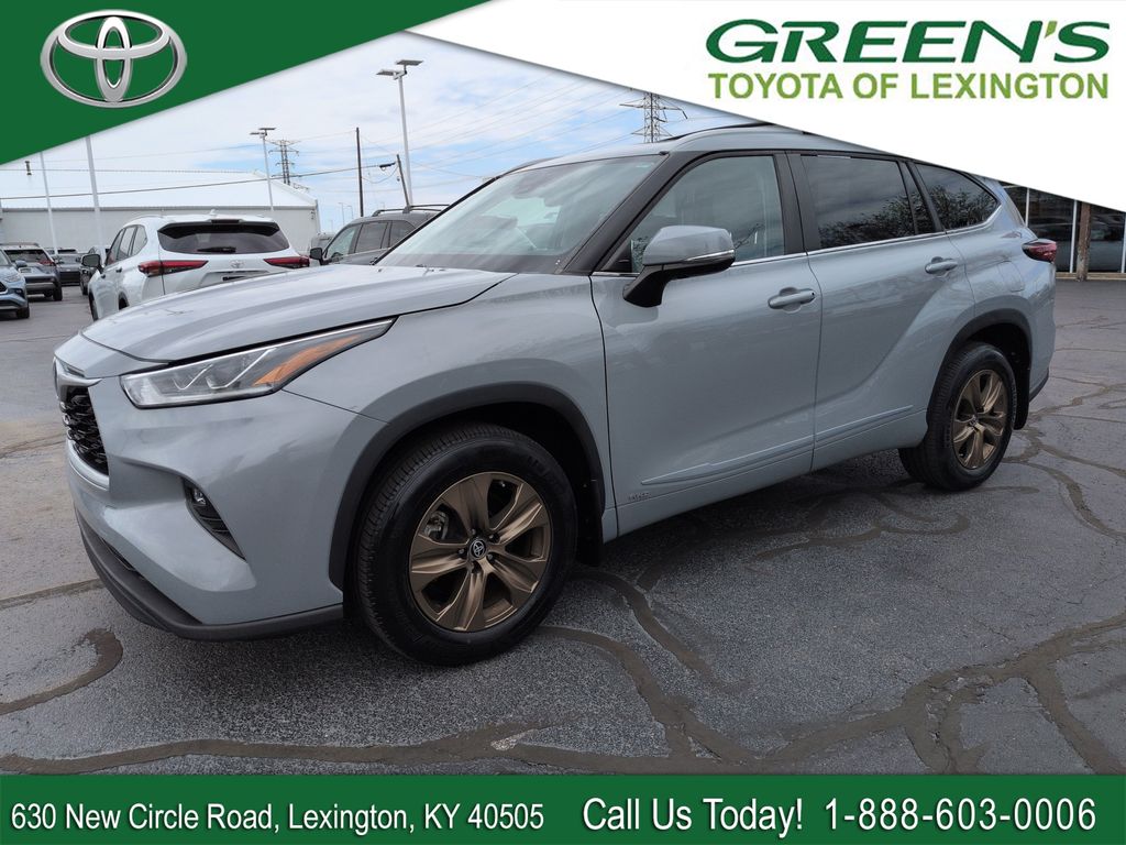 Gray 2023 Toyota Highlander Hybrid Bronze Edition AWD SUV / Crossover All-Wheel Drive Continuously Variable Transmission