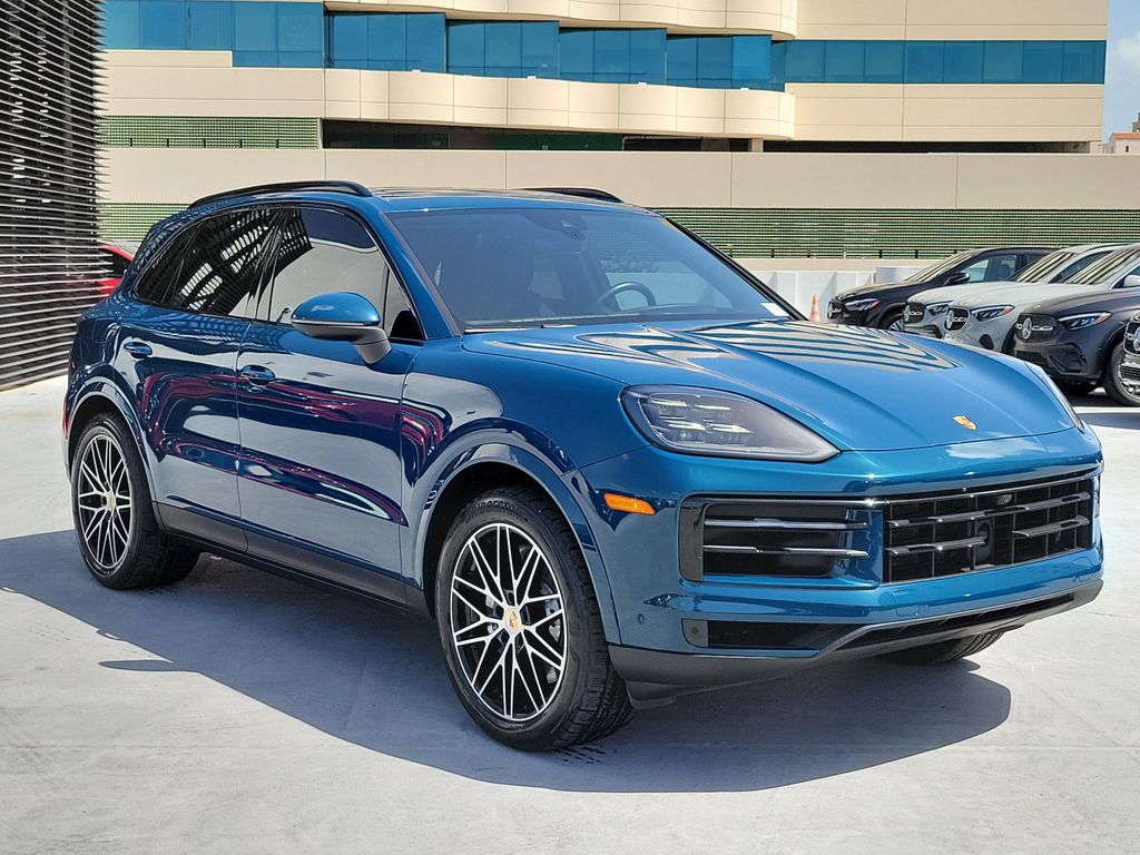 Blue 2024 Porsche Cayenne SUV / Crossover All-Wheel Drive 8-Speed Automatic