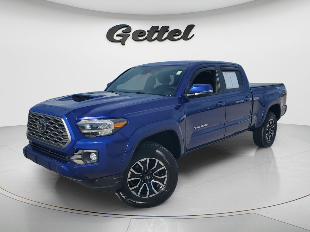 Blue 2023 Toyota Tacoma Pickup Truck Four-Wheel Drive 6-Speed Automatic