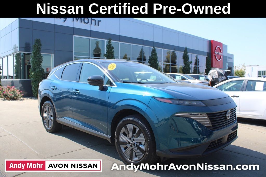 Aurora Blue Pearl Metallic/Super Black 2025 Nissan Murano SUV / Crossover All-Wheel Drive 9-Speed Automatic