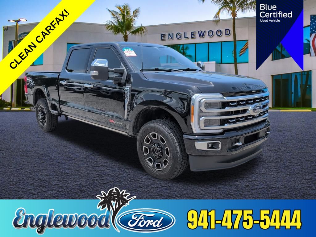 Agate Black Metallic 2023 Ford F-250 Super Duty Pickup Truck Four-Wheel Drive Automatic