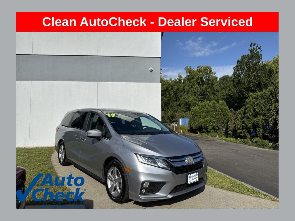 Silver 2019 Honda Odyssey Minivan Front-Wheel Drive 9-Speed Automatic