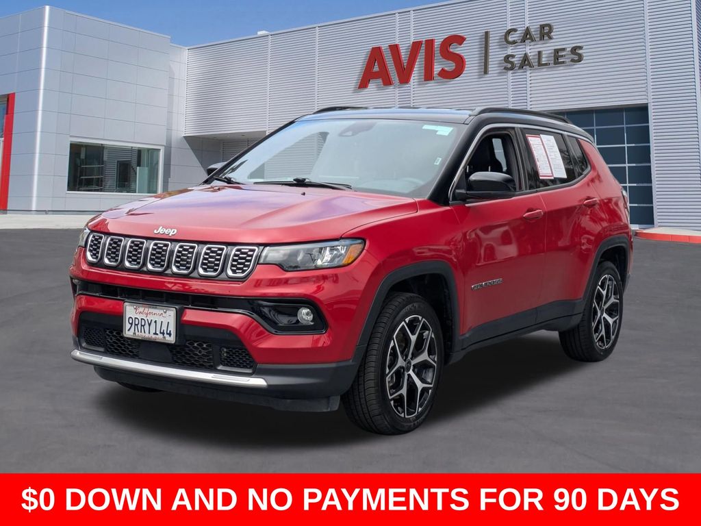 Red Hot Pearlcoat 2025 Jeep Compass Limited 4WD SUV / Crossover Four-Wheel Drive 8-Speed Automatic