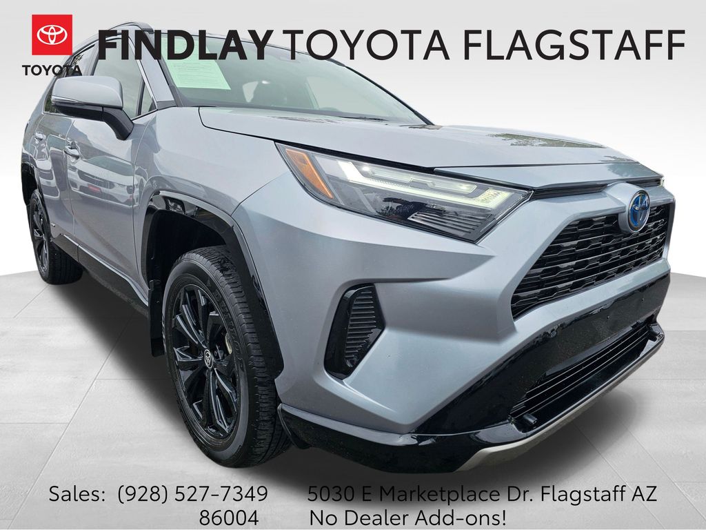 Silver Sky Metallic 2024 Toyota RAV4 Hybrid SUV / Crossover All-Wheel Drive Continuously Variable Transmission
