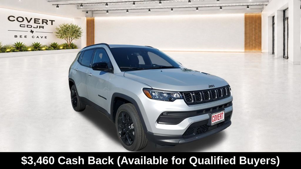 Silver 2026 Jeep Compass SUV / Crossover Four-Wheel Drive 8-Speed Automatic