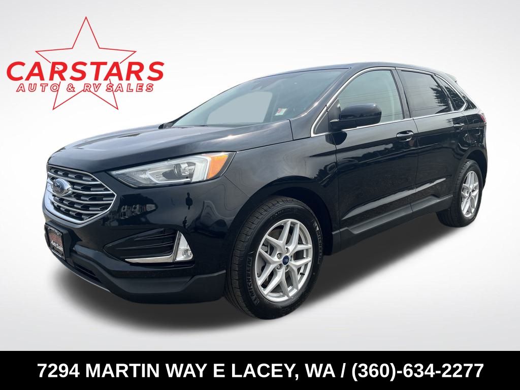 2021 Black Metallic Ford Edge SEL AWD SUV