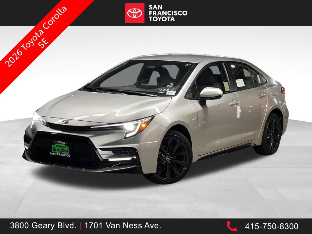 Classic Silver Metallic 2026 Toyota Corolla Sedan Front-Wheel Drive Continuously Variable Transmission