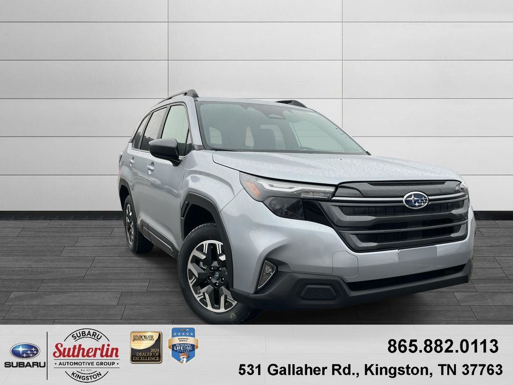 Ice Silver Metallic 2026 Subaru Forester SUV / Crossover All-Wheel Drive Continuously Variable Transmission