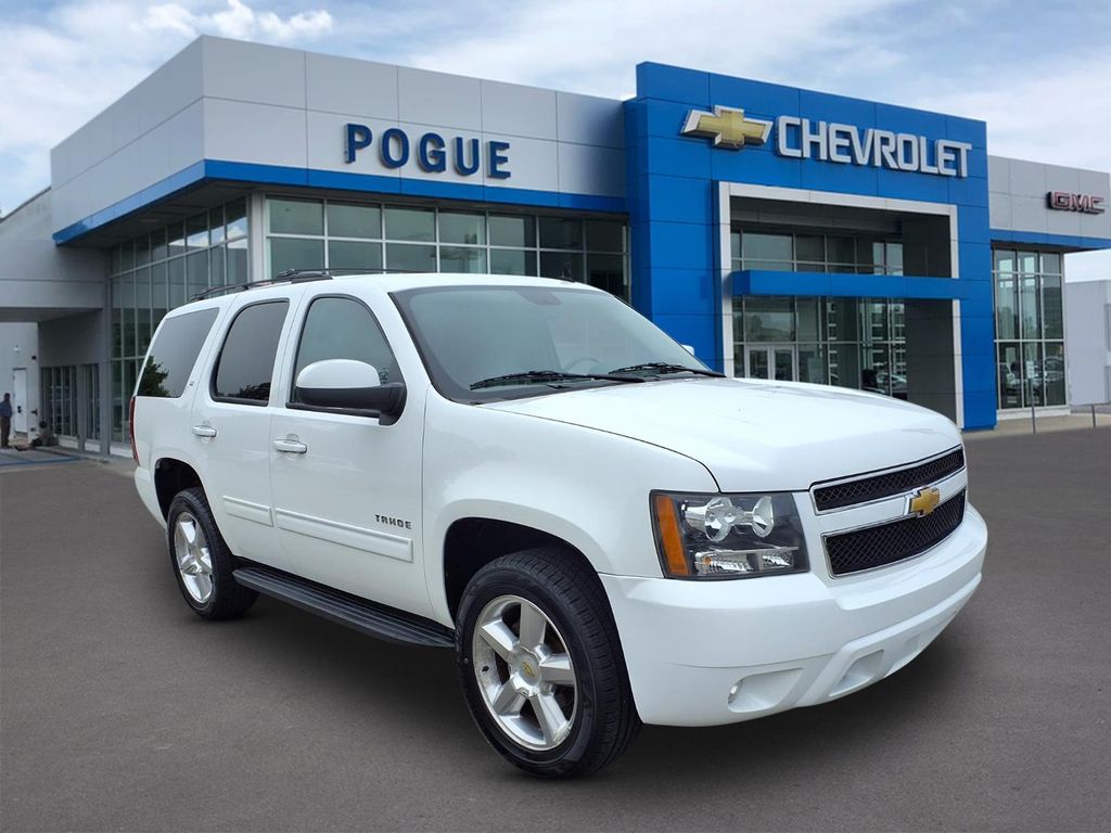 Summit White 2013 Chevrolet Tahoe SUV / Crossover Four-Wheel Drive 6-Speed Automatic Overdrive