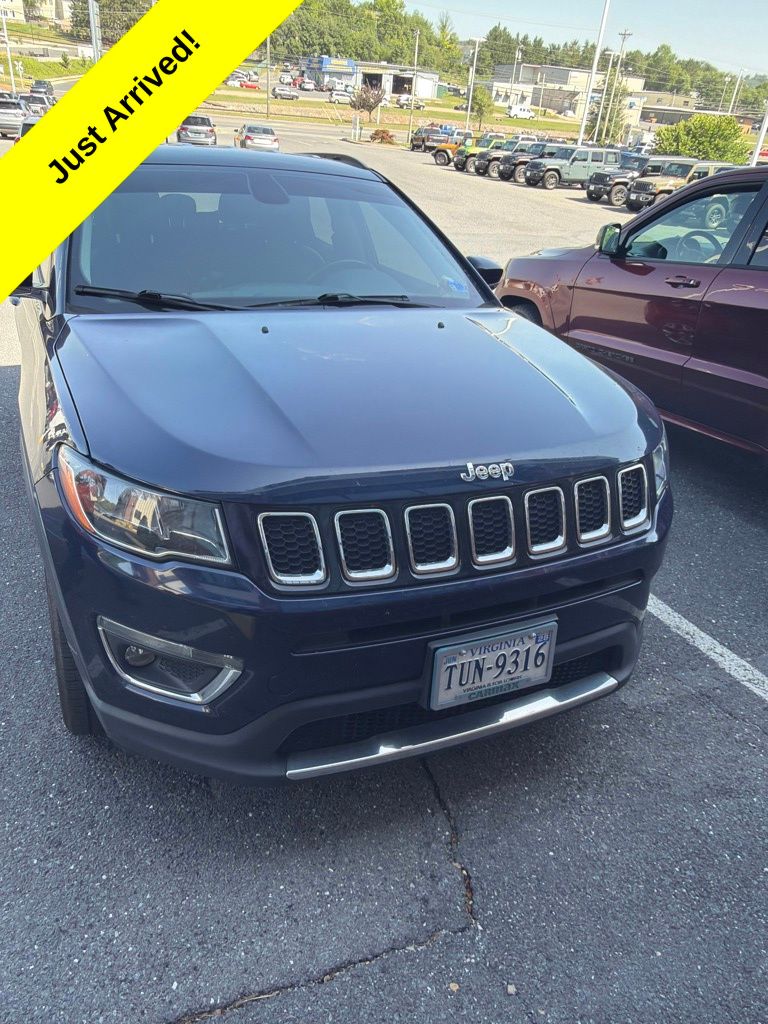 Jazz Blue Pearlcoat 2019 Jeep Compass SUV / Crossover Four-Wheel Drive 9-Speed Automatic