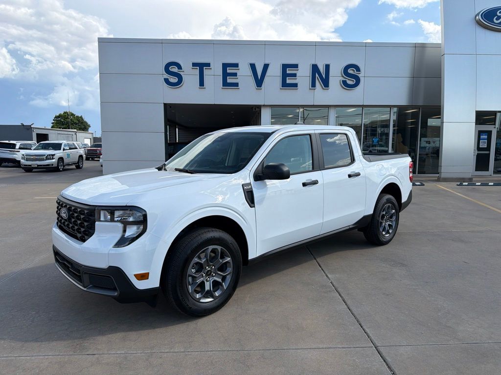 White 2026 Ford Maverick Pickup Truck All-Wheel Drive Continuously Variable Transmission