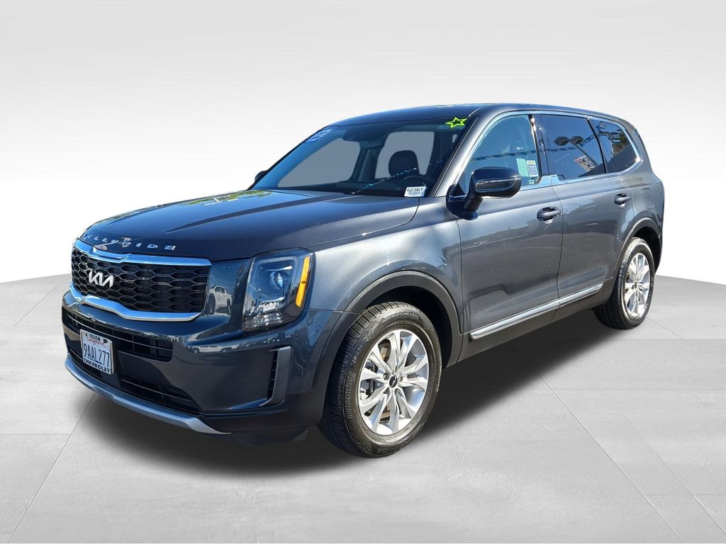 Gravity Gray 2022 Kia Telluride LX FWD SUV / Crossover Front-Wheel Drive 8-Speed Automatic