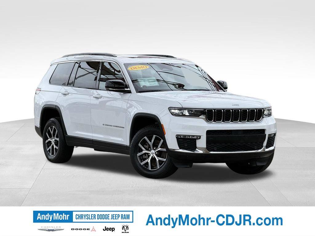 Bright White Clearcoat 2025 Jeep Grand Cherokee L Limited 4WD SUV / Crossover Four-Wheel Drive 8-Speed Automatic
