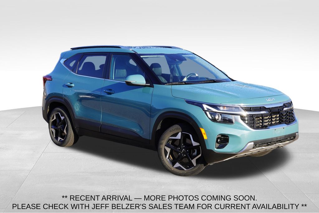 Pluton Blue 2024 Kia Seltos EX AWD SUV / Crossover All-Wheel Drive Continuously Variable Transmission