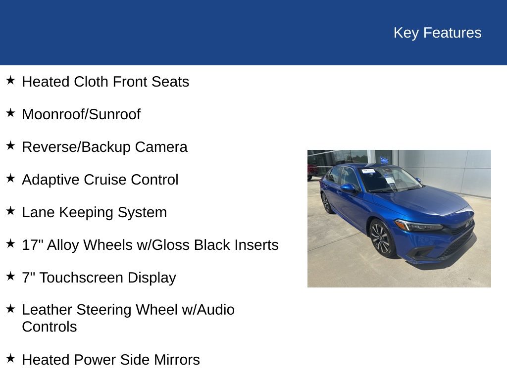 2023 Honda Civic Sedan EX