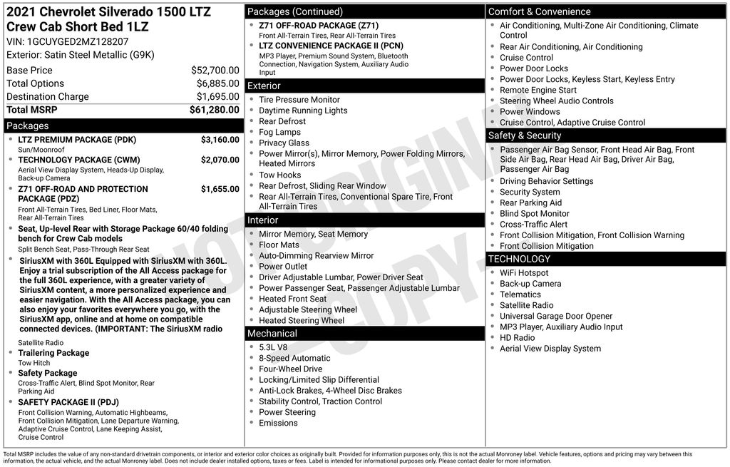 Used 2021 Chevrolet Silverado 1500 Truck