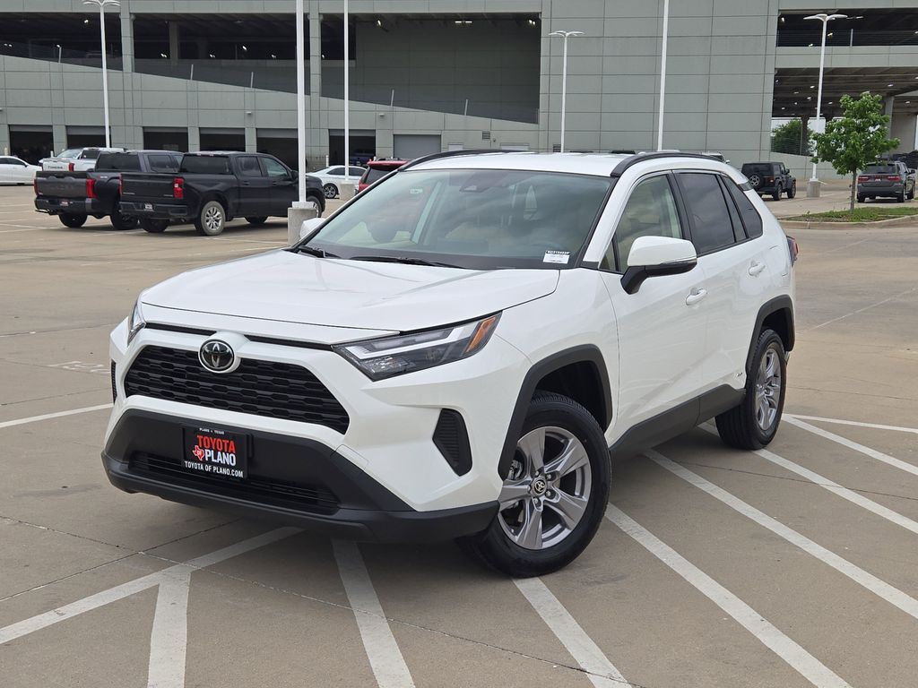 Ice Cap 2025 Toyota RAV4 Hybrid LE AWD SUV / Crossover All-Wheel Drive Continuously Variable Transmission