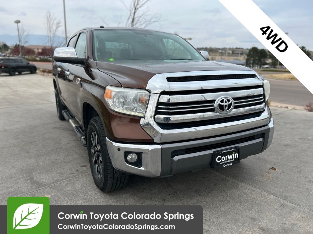 Sunset Bronze Mica 2017 Toyota Tundra 1794 Edition CrewMax 5.7L 4WD Pickup Truck Four-Wheel Drive 6-Speed Automatic Overdrive