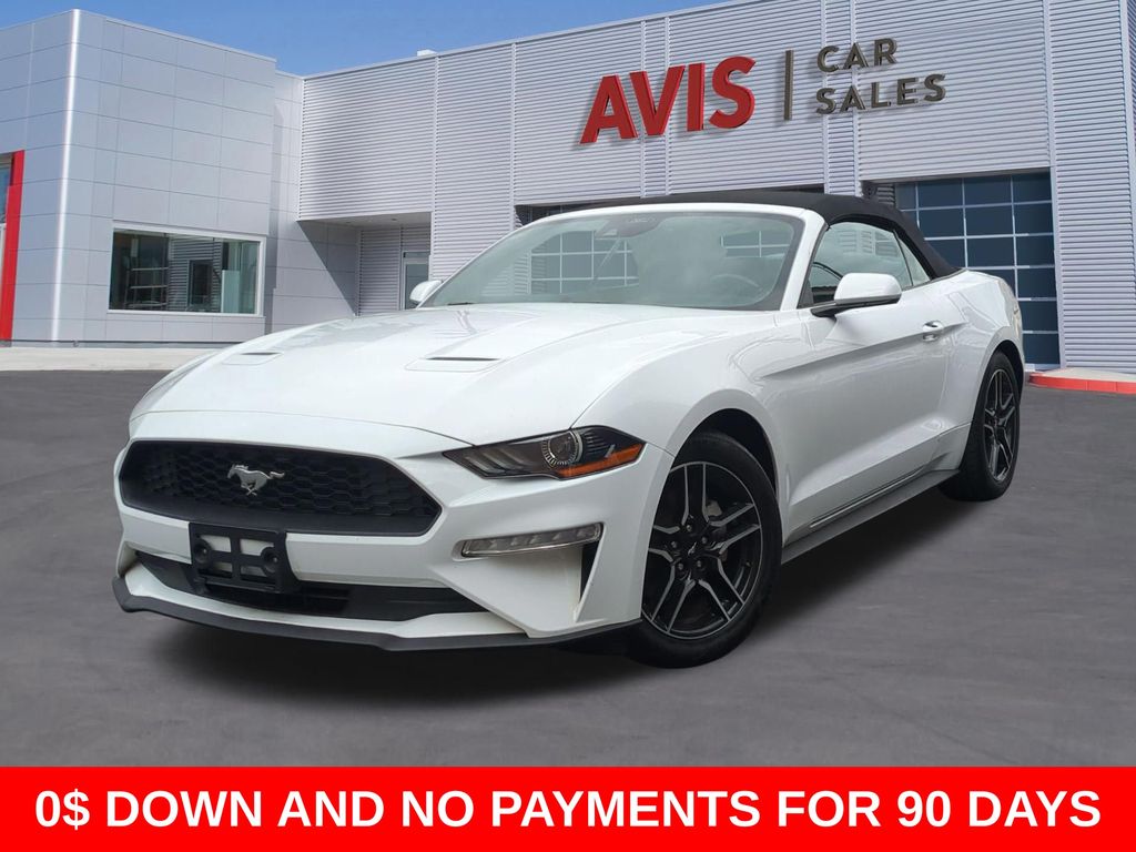 Oxford White 2023 Ford Mustang EcoBoost Premium Convertible RWD Convertible Rear-Wheel Drive Automatic