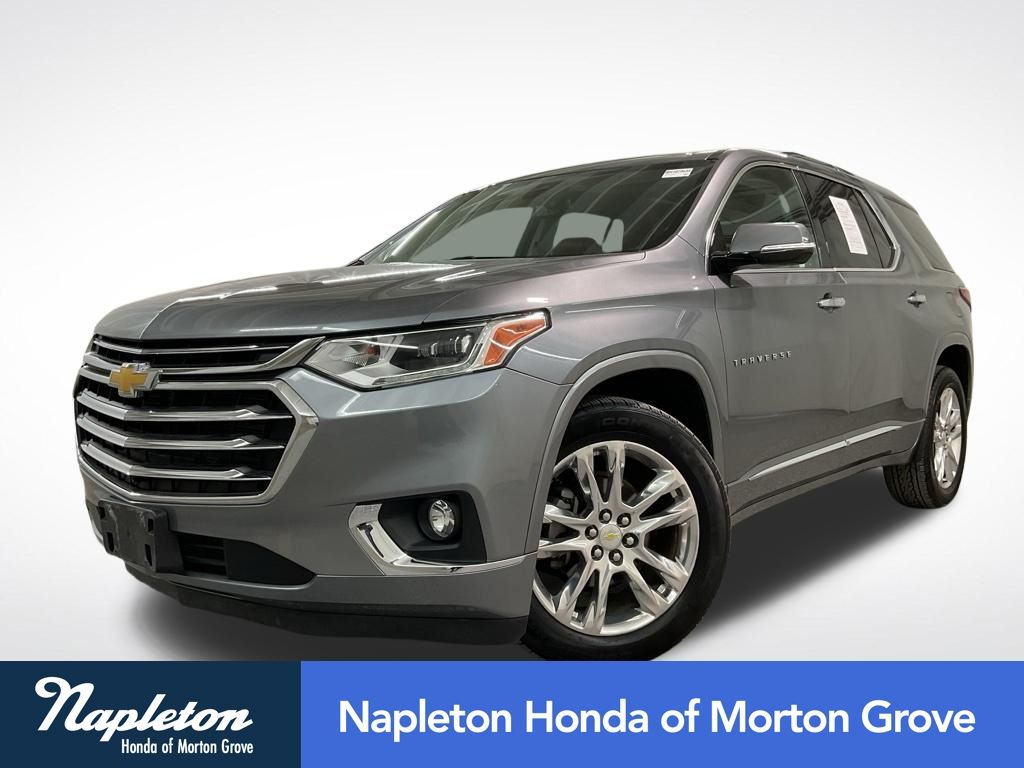 Gray (Satin Steel Metallic) 2019 Chevrolet Traverse SUV / Crossover Four-Wheel Drive 9-Speed Automatic