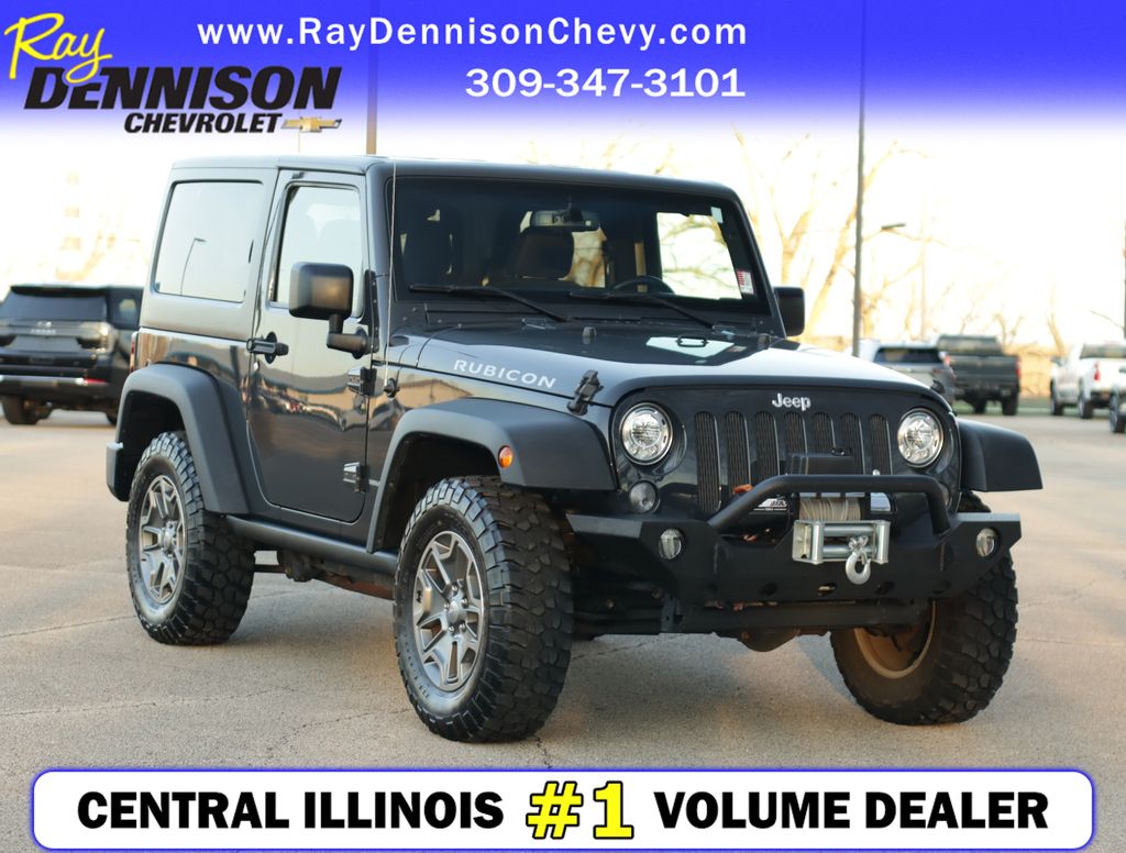 Rhino Clearcoat 2018 Jeep Wrangler JK Rubicon 4WD SUV / Crossover Four-Wheel Drive 6-Speed Manual