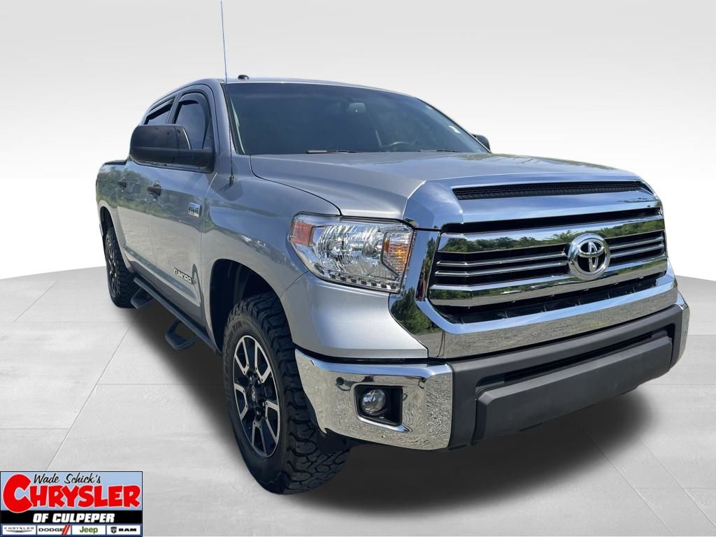 Silver Sky Metallic 2016 Toyota Tundra Pickup Truck Four-Wheel Drive 6-Speed Automatic Overdrive