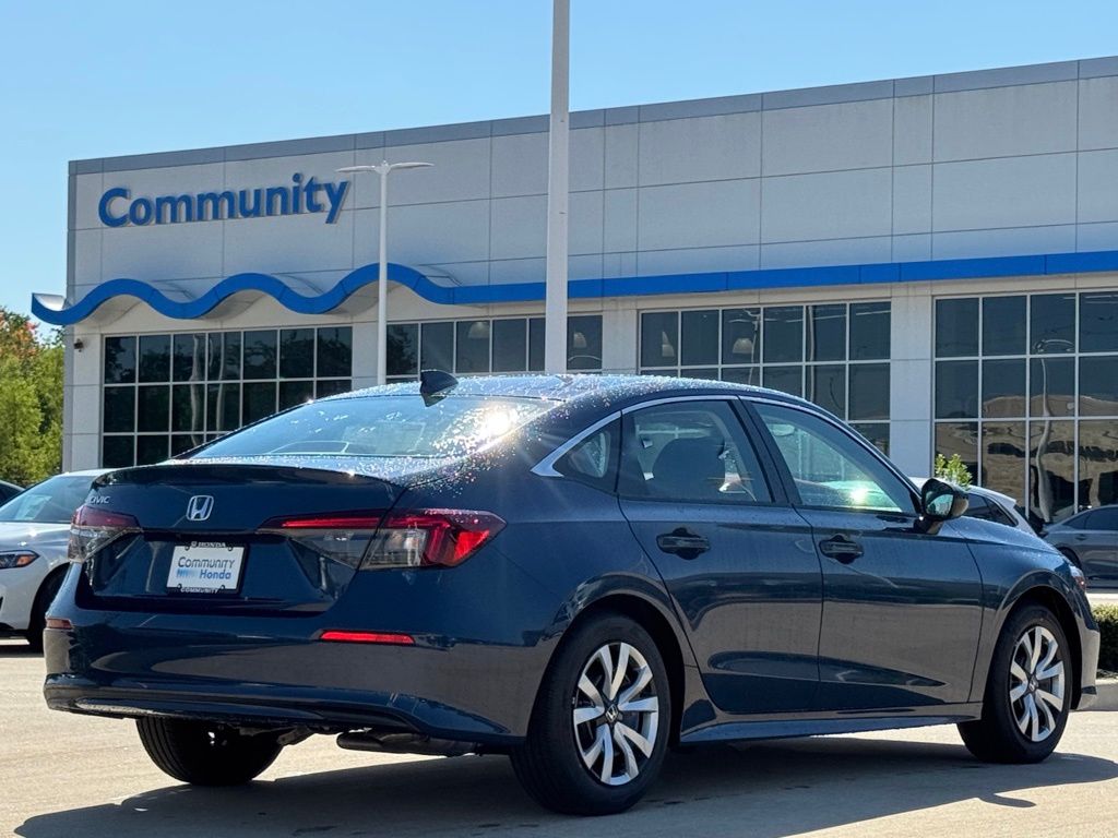 2026 Honda Civic LX Blue at Community Honda