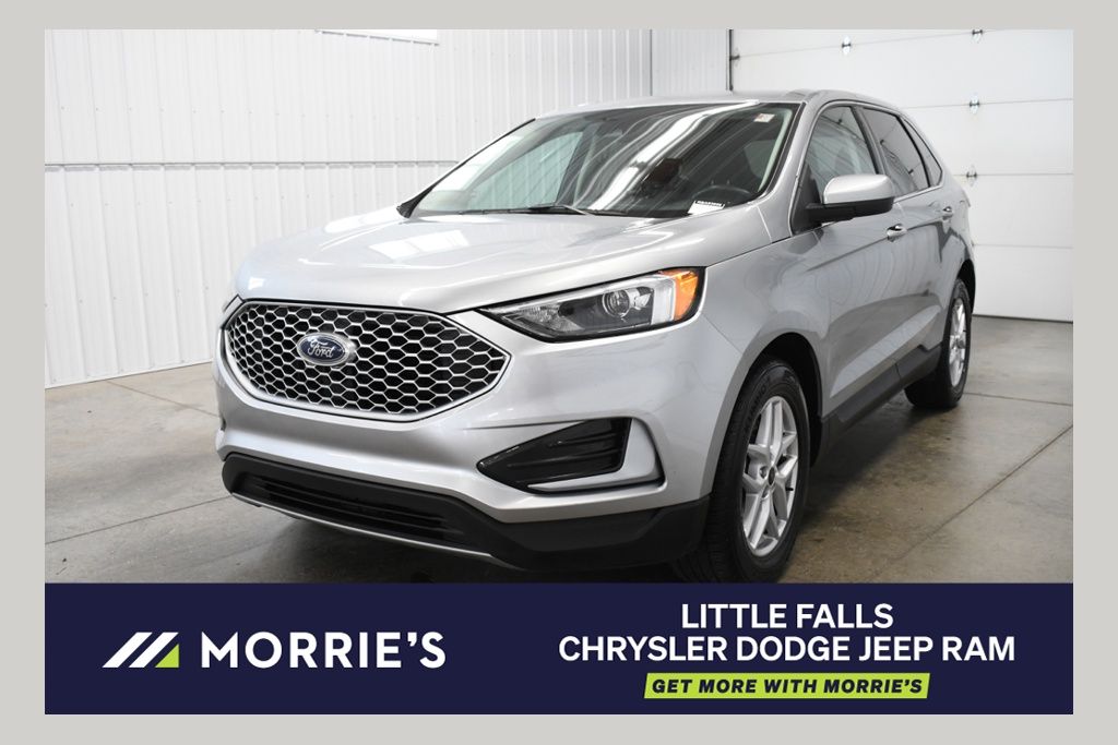 Iconic Silver Metallic 2024 Ford Edge SUV / Crossover All-Wheel Drive 8-Speed Automatic