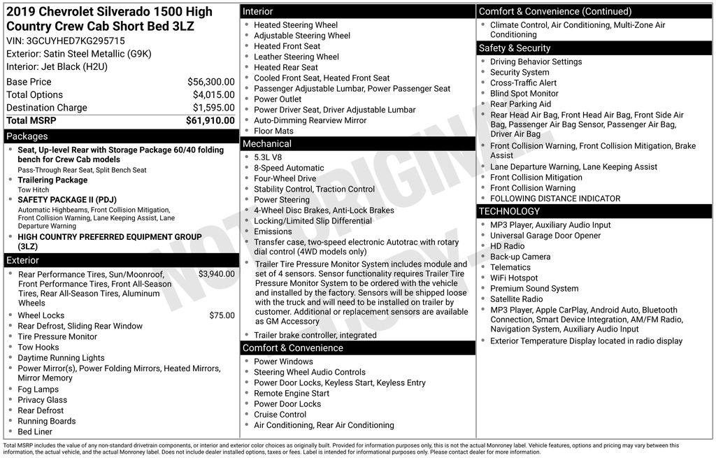 Used 2019 Chevrolet Silverado 1500 Truck