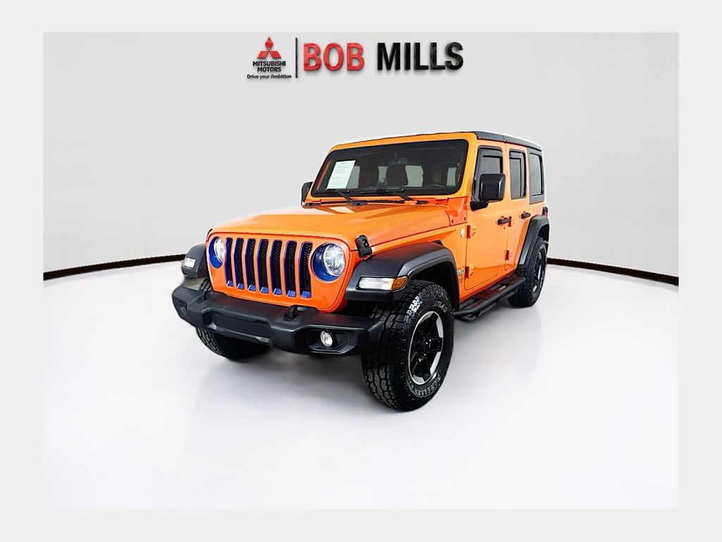 Punkn Metallic Clearcoat 2018 Jeep Wrangler Unlimited Sport 4WD SUV / Crossover Four-Wheel Drive Automatic