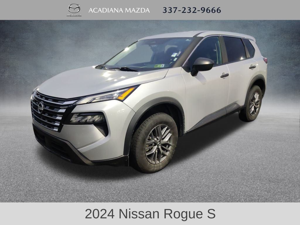 Brilliant Silver Metallic 2024 Nissan Rogue S AWD SUV / Crossover All-Wheel Drive Continuously Variable Transmission