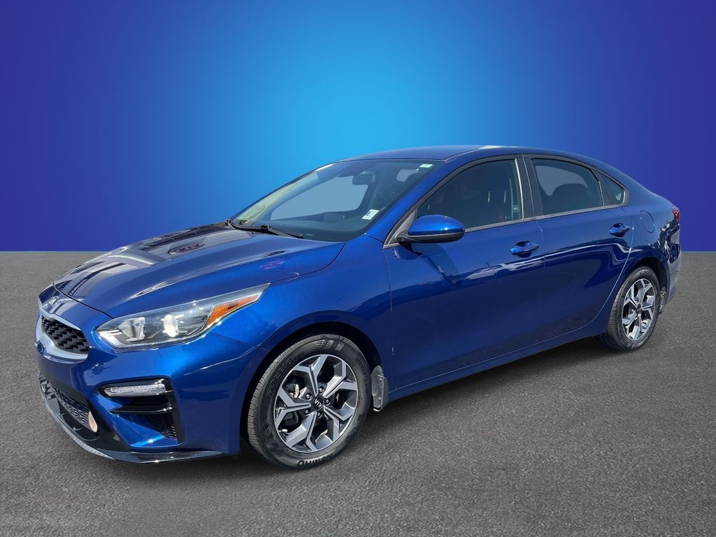 Deep Sea Blue 2021 Kia Forte Sedan Front-Wheel Drive Continuously Variable Transmission