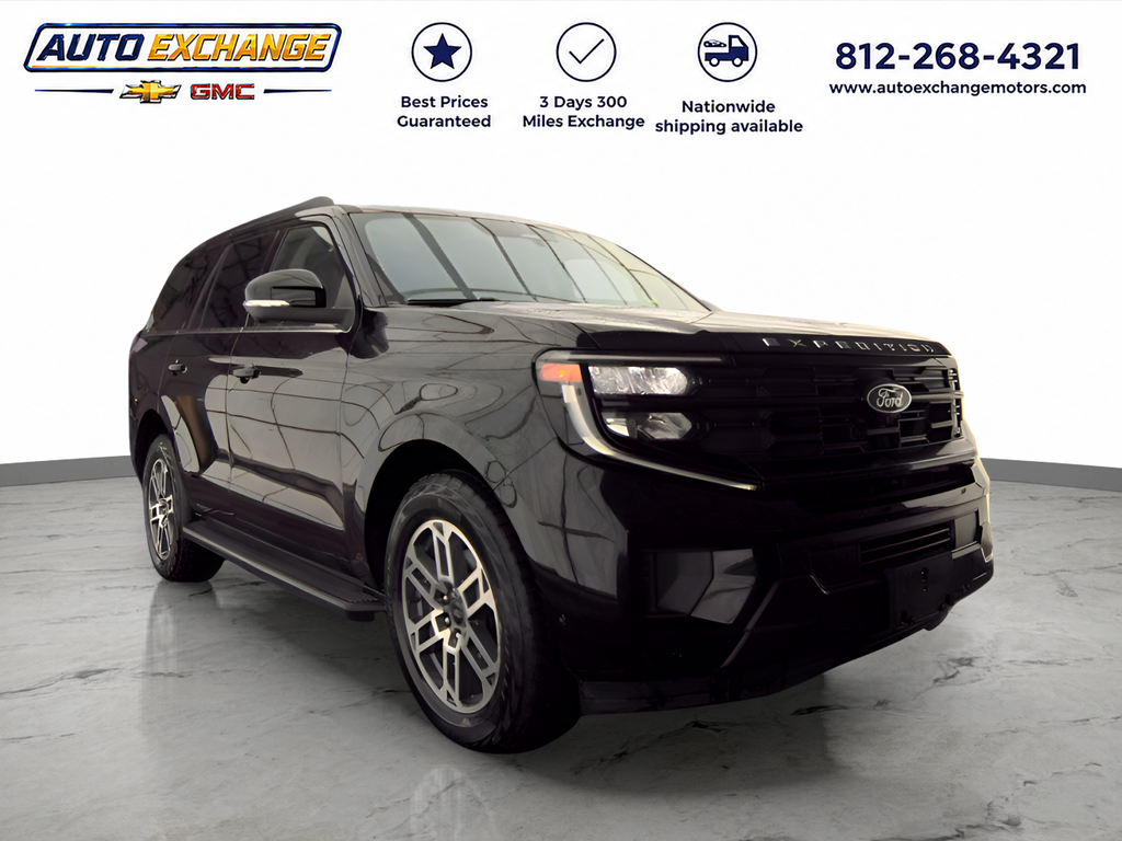 Agate Black Metallic 2025 Ford Expedition SUV / Crossover Four-Wheel Drive Automatic