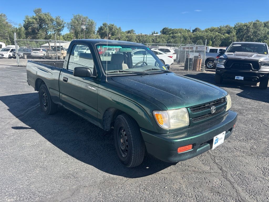 Green 1999 Toyota Tacoma Pickup Truck Rear-Wheel Drive 4-Speed Automatic