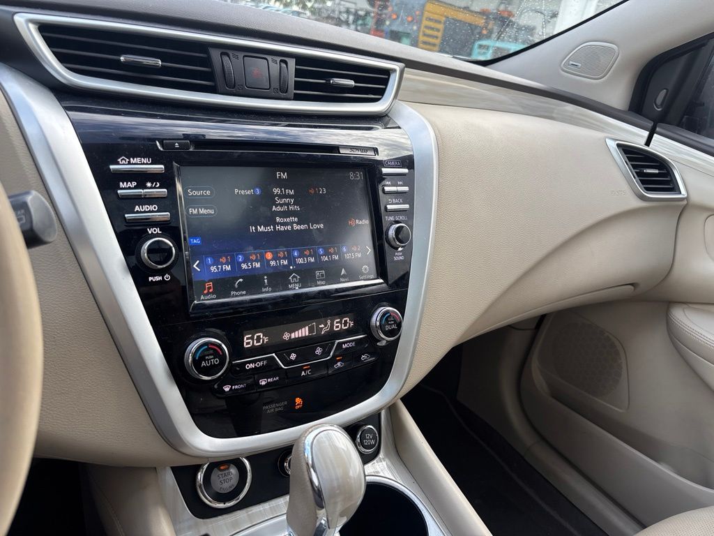 2017 Nissan Murano Platinum White at Bayway Cadillac of The Woodlands