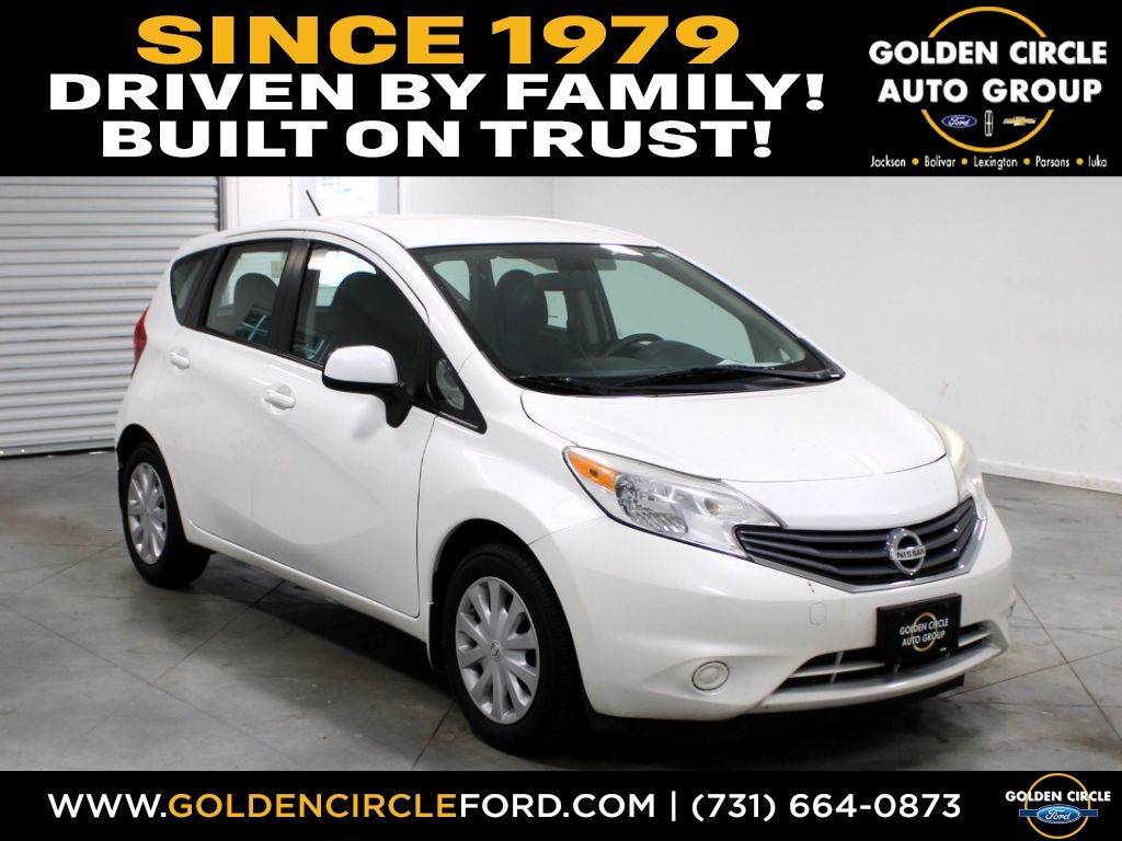 Aspen White Pearl 2014 Nissan Versa Note Hatchback Front-Wheel Drive Continuously Variable Transmission