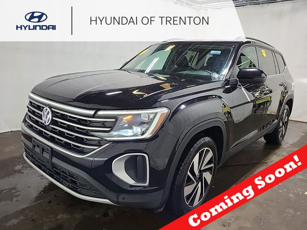Black 2024 Volkswagen Atlas SE 4Motion with Technology SUV / Crossover All-Wheel Drive 8-Speed Automatic