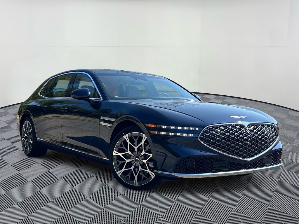 Capri Blue 2026 Genesis G90 Sedan All-Wheel Drive 8-Speed Automatic