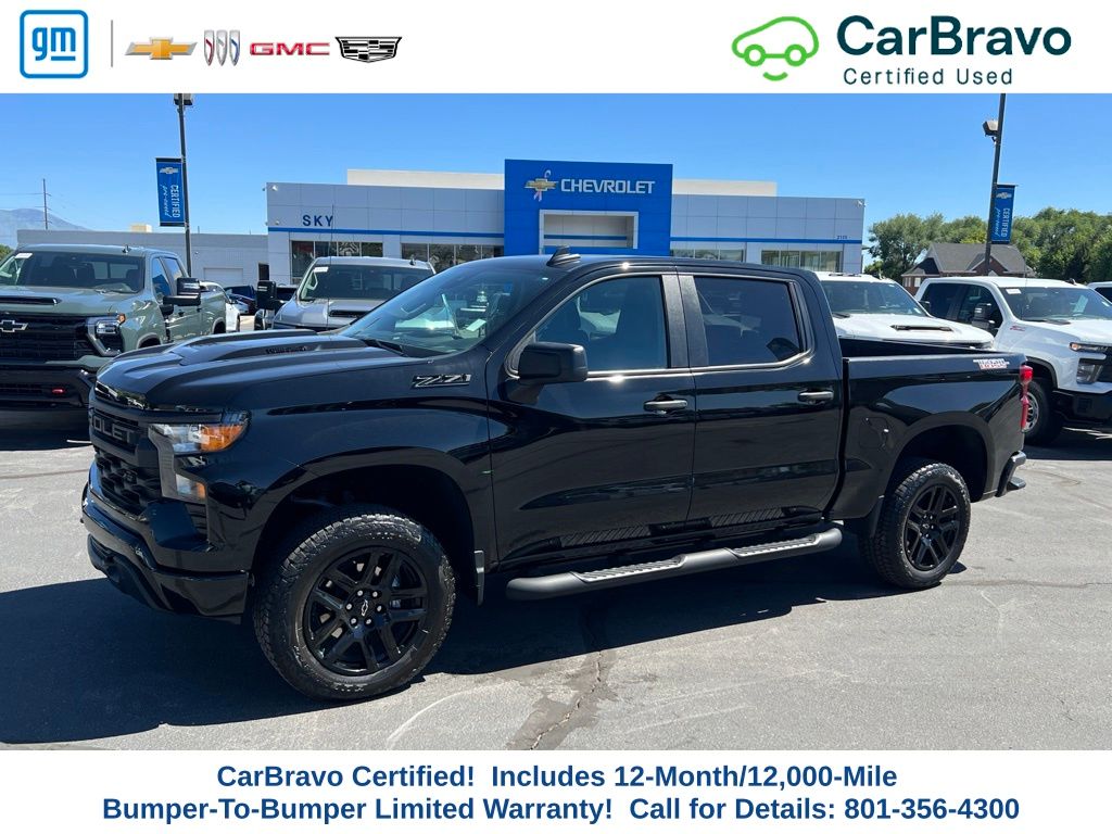 Black 2026 Chevrolet Silverado 1500 Pickup Truck Four-Wheel Drive 8-Speed Automatic