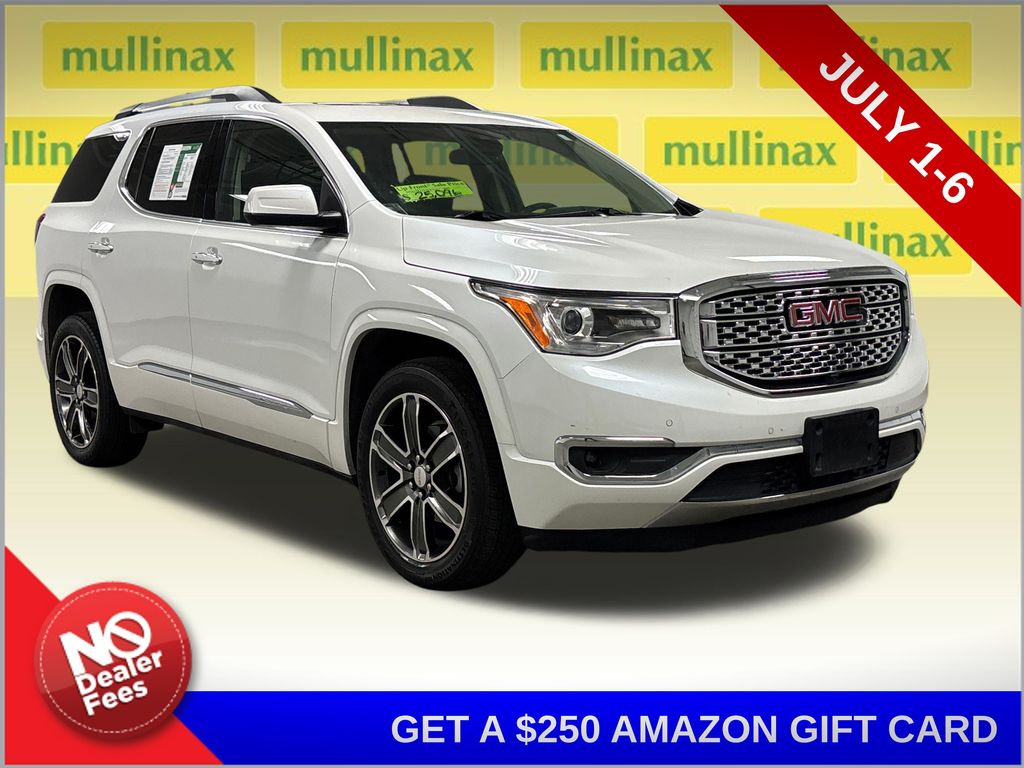 White Frost Tricoat 2019 GMC Acadia SUV / Crossover Front-Wheel Drive 6-Speed Automatic