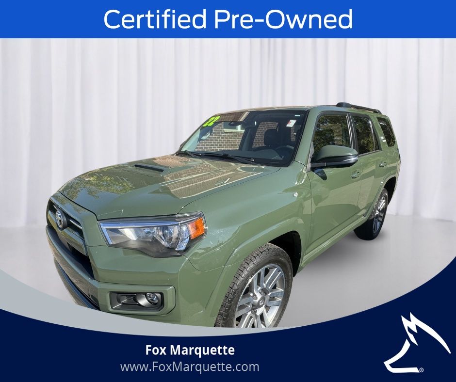 Army Green 2022 Toyota 4Runner TRD Sport 4WD SUV / Crossover Four-Wheel Drive 5-Speed Automatic