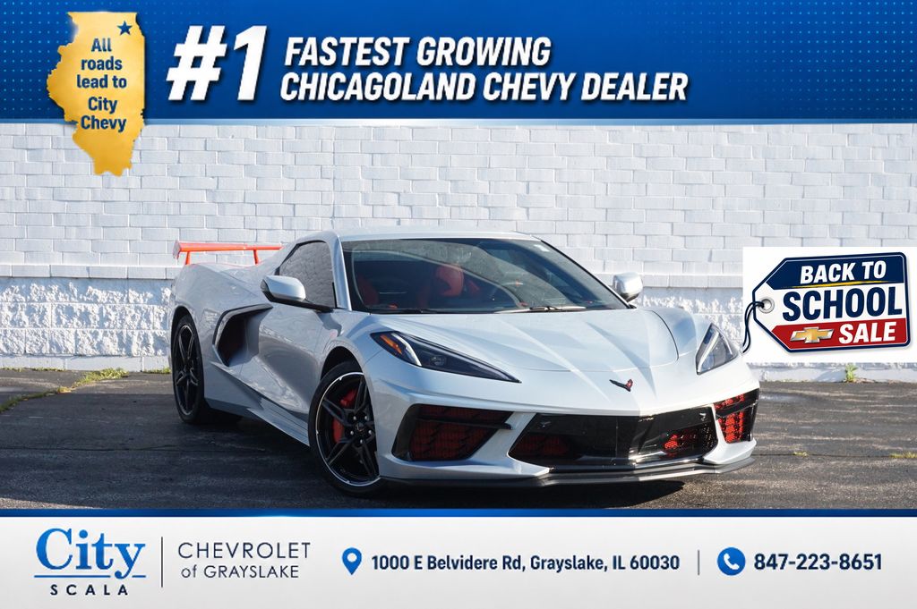 Silver Flare Metallic 2021 Chevrolet Corvette Convertible Rear-Wheel Drive 8-Speed Dual Clutch