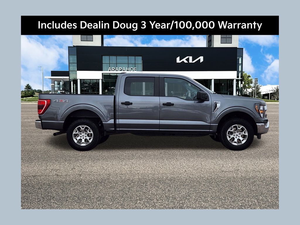 Gray Metallic 2023 Ford F-150 Pickup Truck Four-Wheel Drive Automatic