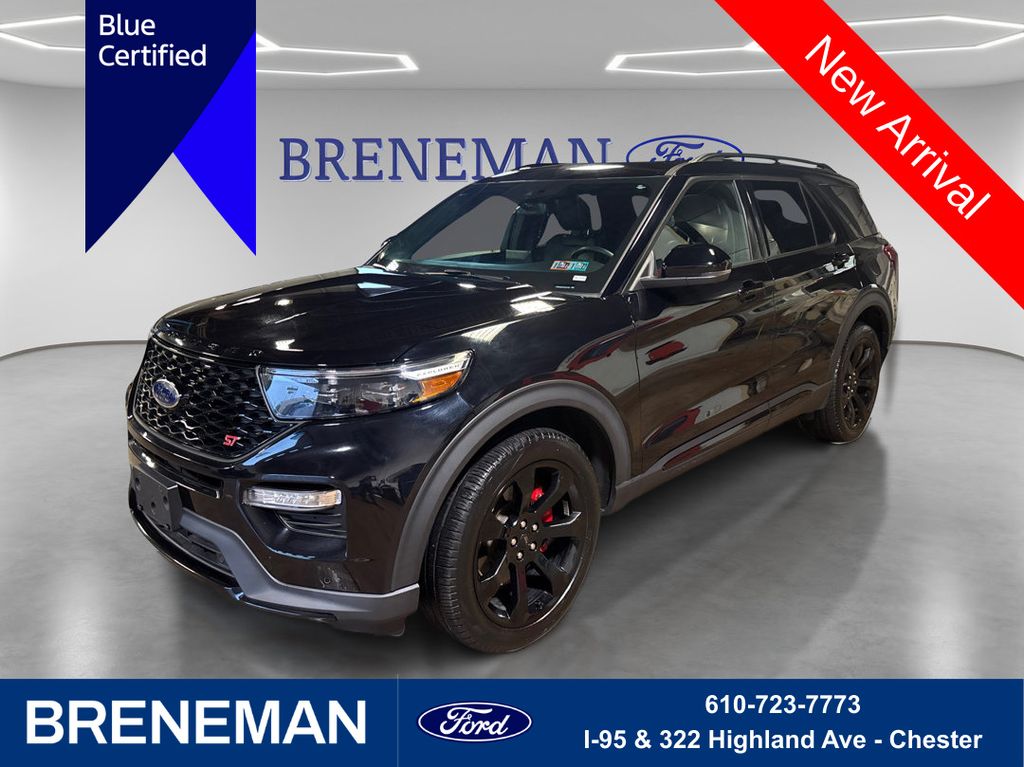 Black Metallic 2023 Ford Explorer SUV / Crossover All-Wheel Drive Automatic
