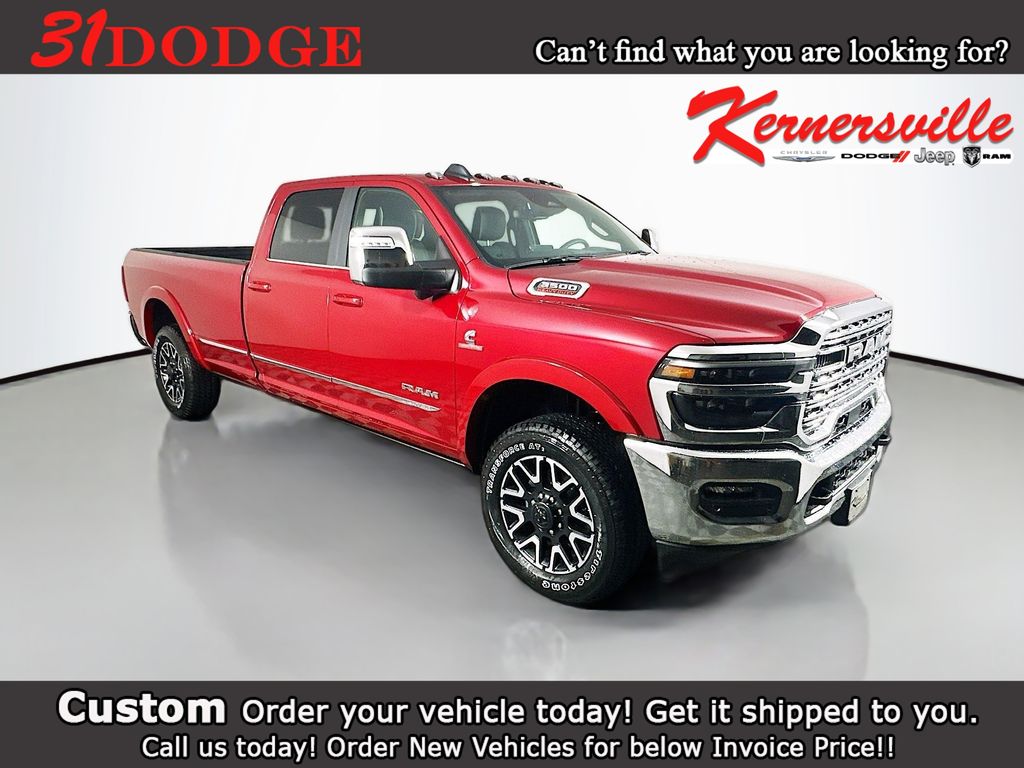 Molten Red 2026 RAM 3500 Pickup Truck Four-Wheel Drive Automatic