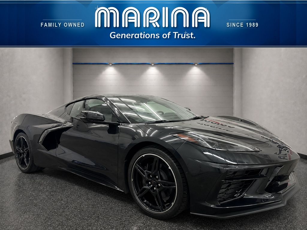 Black Granite Metallic 2024 Chevrolet Corvette Coupe Rear-Wheel Drive 8-Speed Dual Clutch