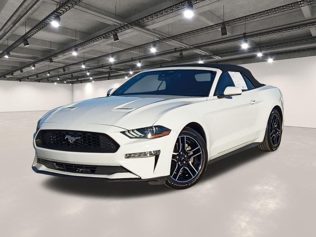 Oxford White 2022 Ford Mustang EcoBoost Premium Convertible RWD Convertible Rear-Wheel Drive Automatic