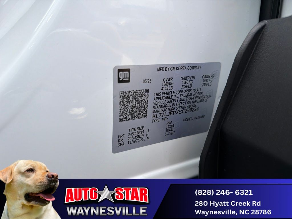 new 2025 Chevrolet Trax car, priced at $26,290