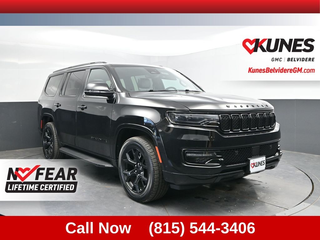 Diamond Black Crystal Pearlcoat 2024 Jeep Wagoneer SUV / Crossover Four-Wheel Drive 8-Speed Automatic