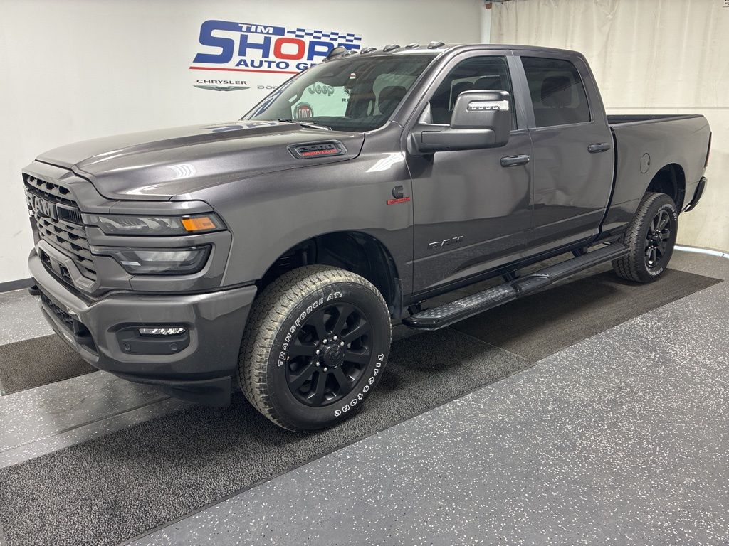 Gray (Granite Crystal Metallic Clearcoat) 2025 RAM 2500 Pickup Truck Four-Wheel Drive 8-Speed Automatic